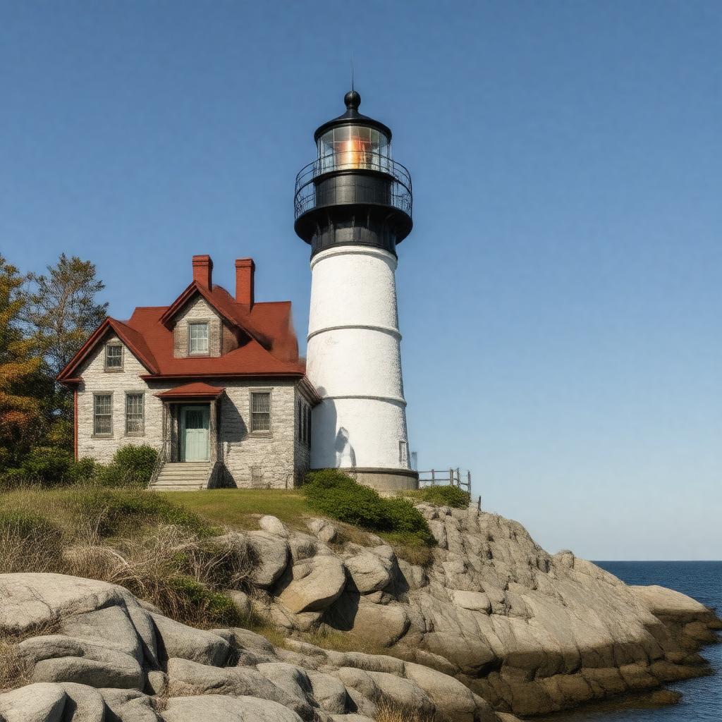 Lighthouse at Pemaquid Point